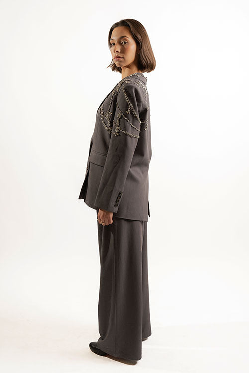 SOPHISTICATED DARK GREY SUIT
