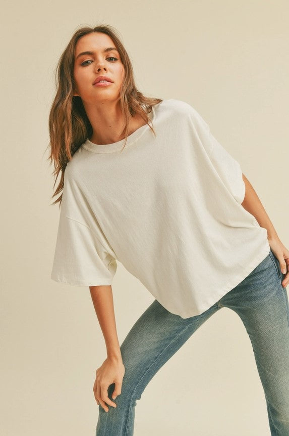 Muse Chicago 100% Cotton Logo Blank Long Crop Tee
