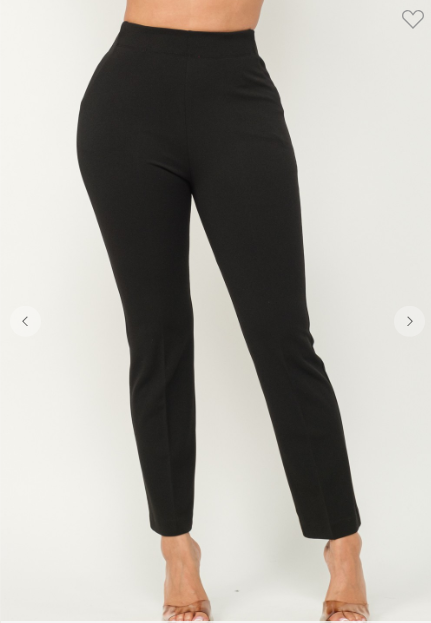 SOLID STRETCH LONG PANTS