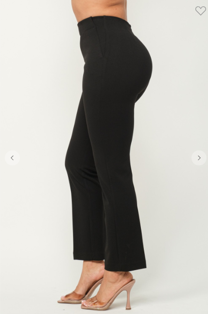 SOLID STRETCH LONG PANTS