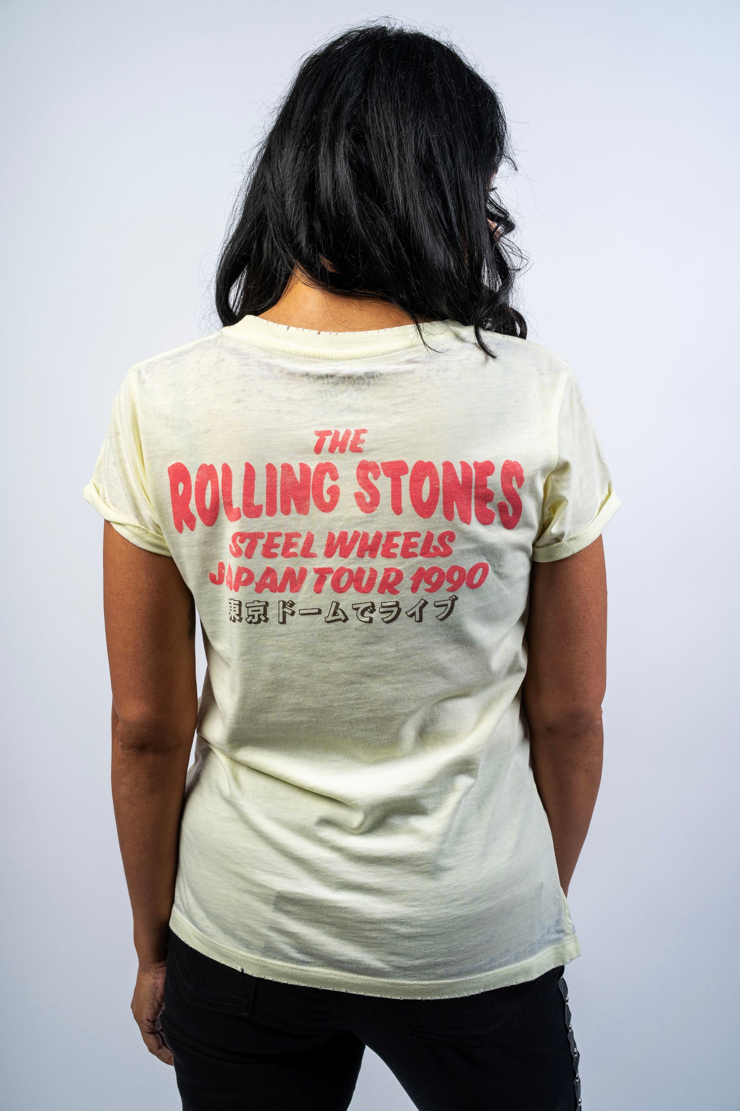 ROLLING STONES TOKYO BURN OUT TEE