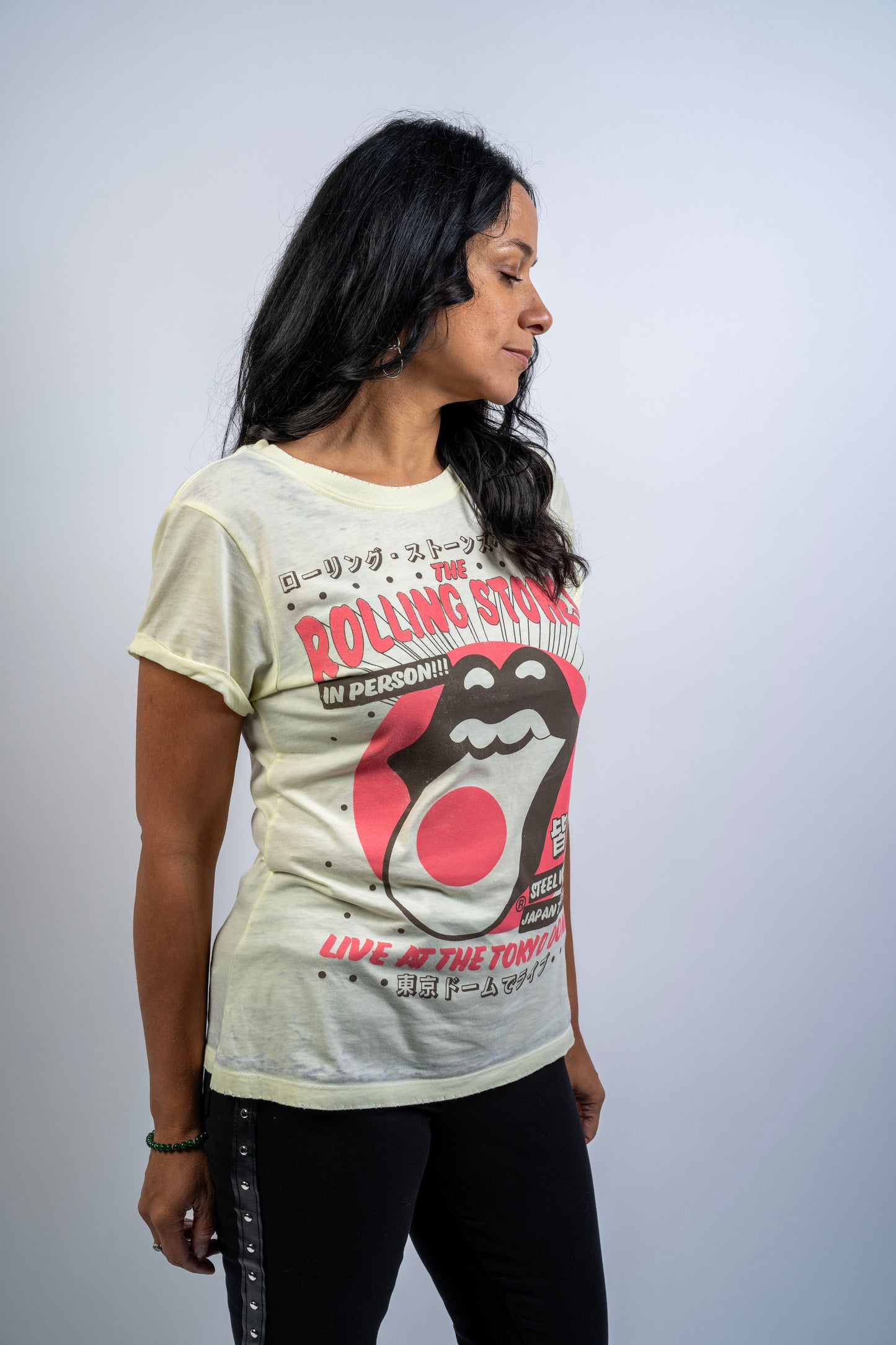 ROLLING STONES TOKYO BURN OUT TEE
